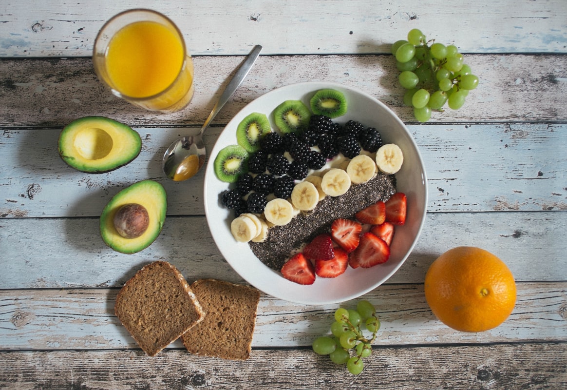 Healthy eating habits demonstration